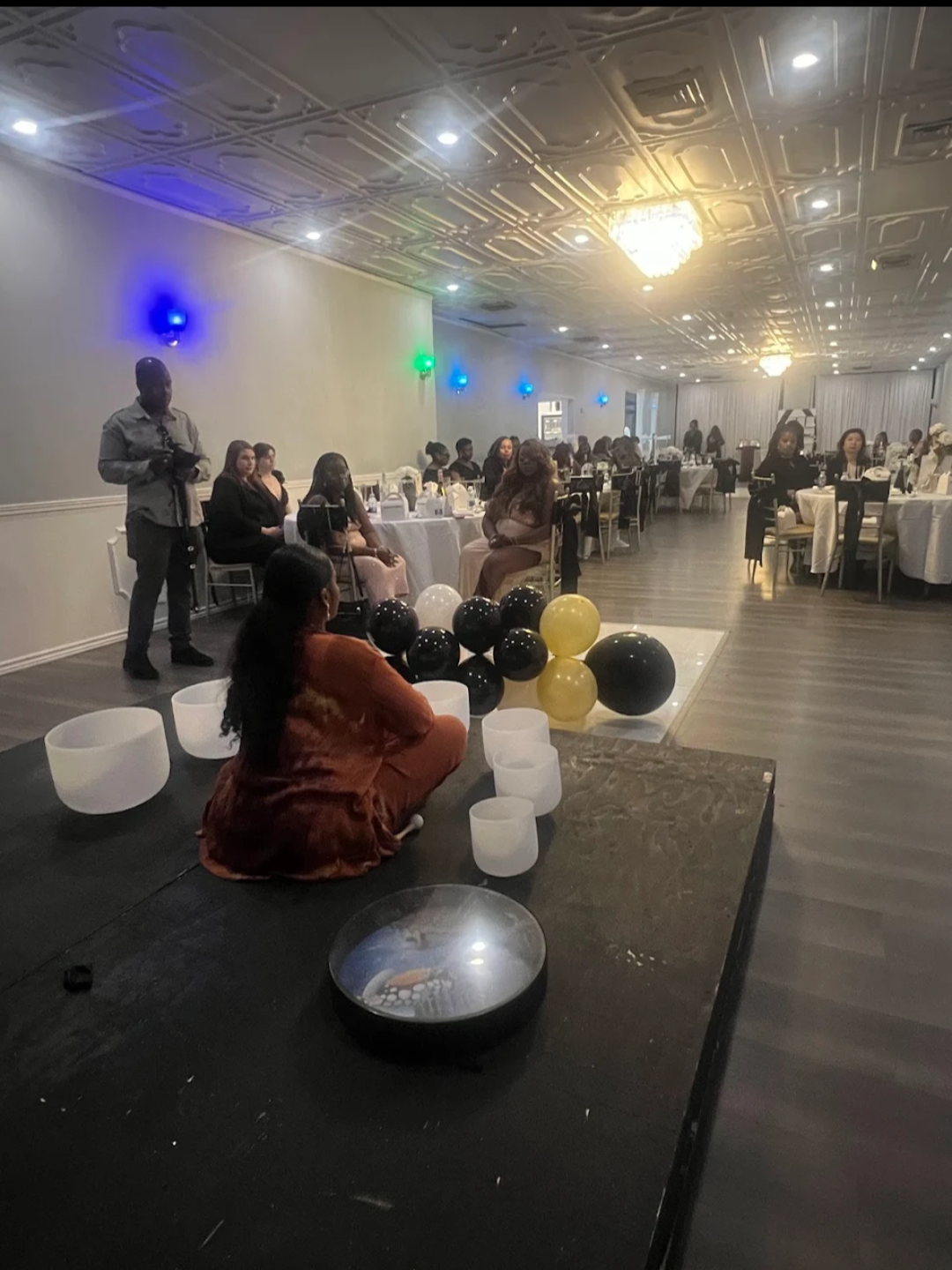 Sound bath restorative session